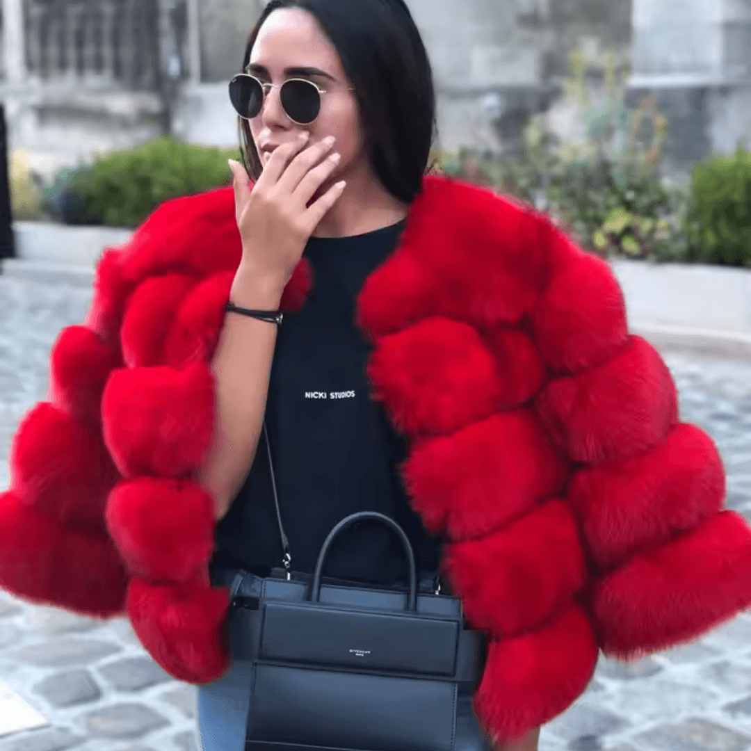 PlushWarm™ Winterjas van imitatiebont