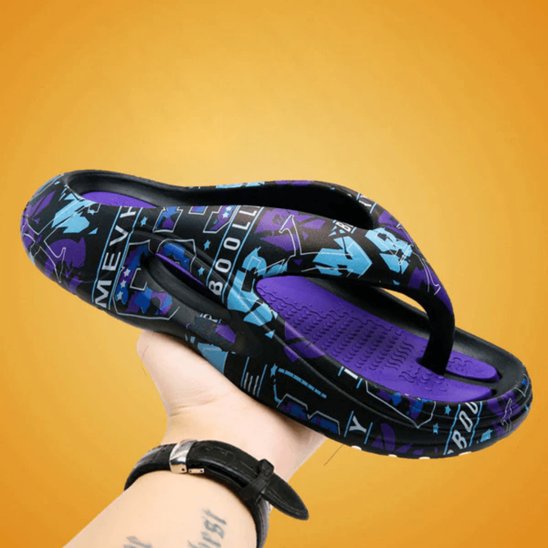 ThiccStep™ Teenslippers met dikke zool