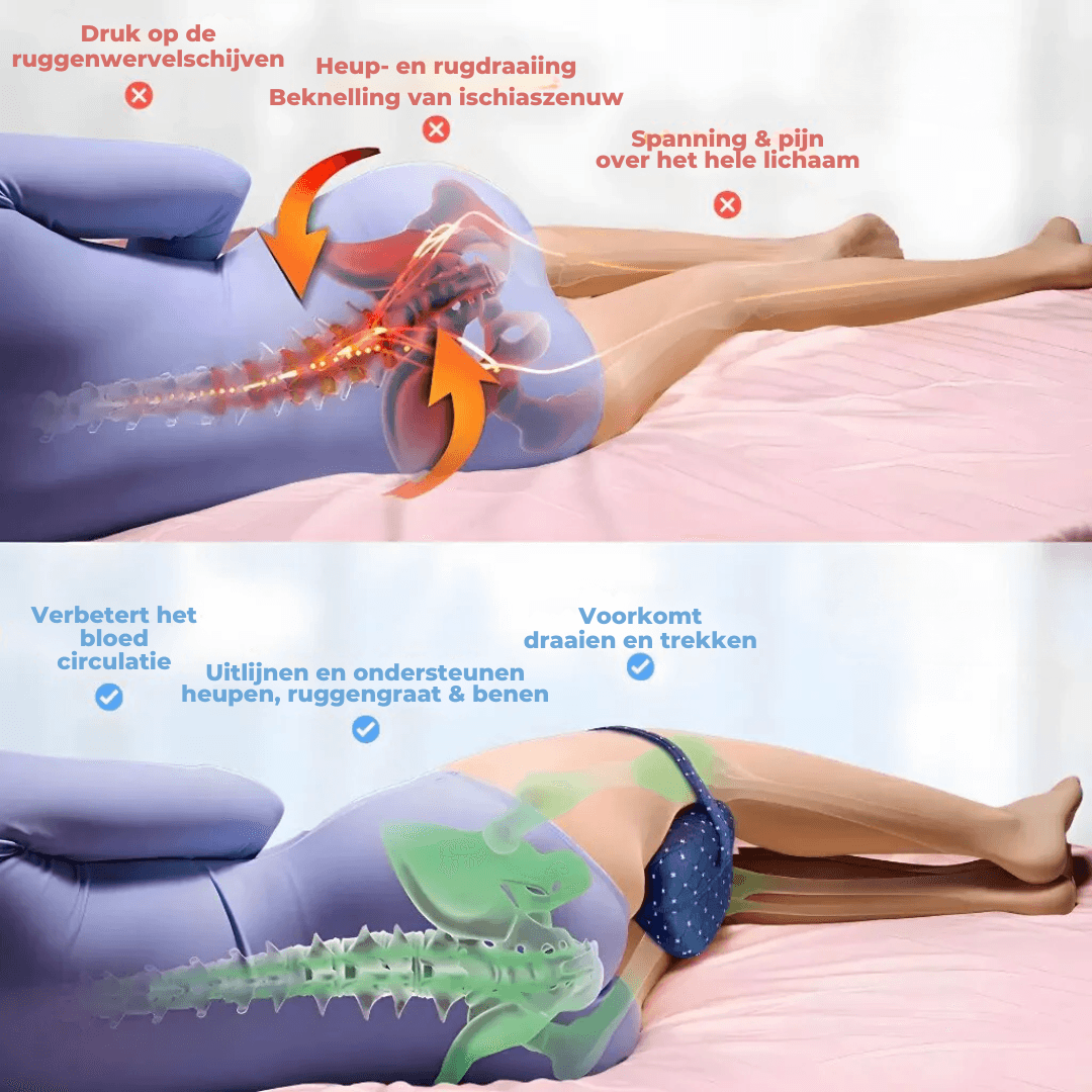 LegRest™ - Optimaal Slapen Ondersteuningskussen