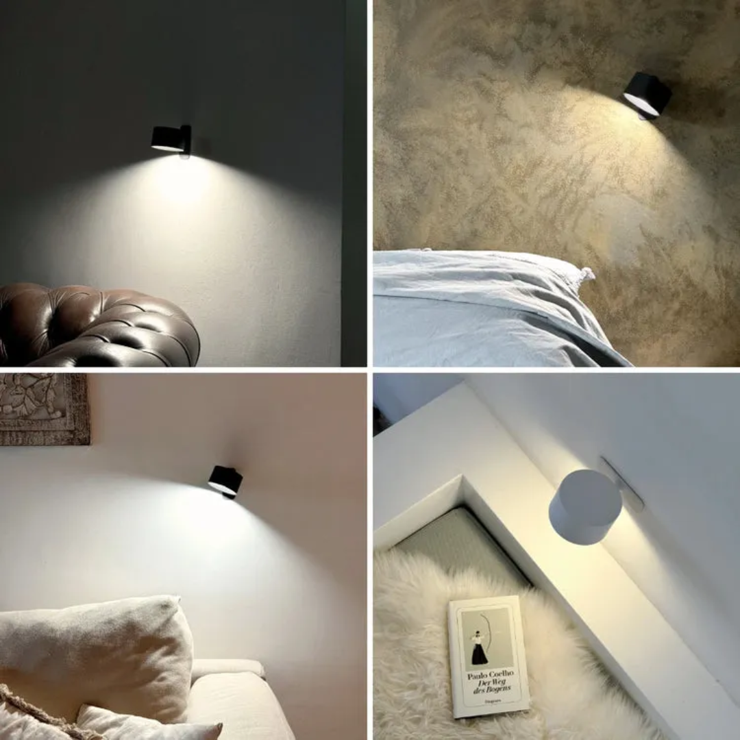 LumiGlow™ Draadloze LED Wandlamp