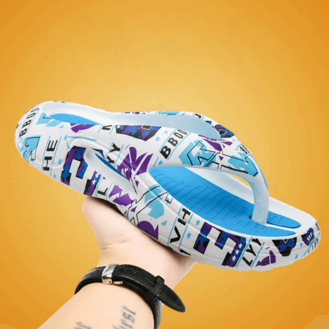 ThiccStep™ Teenslippers met dikke zool