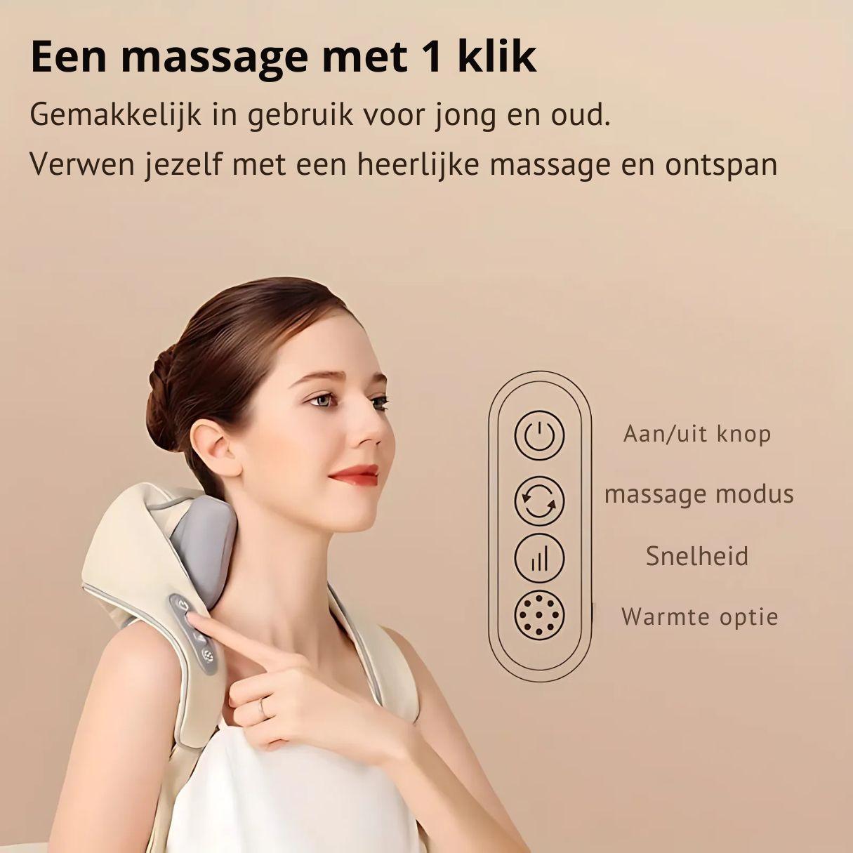 Nekrest™ Ontspan en geniet, met slechts één druk op de knop